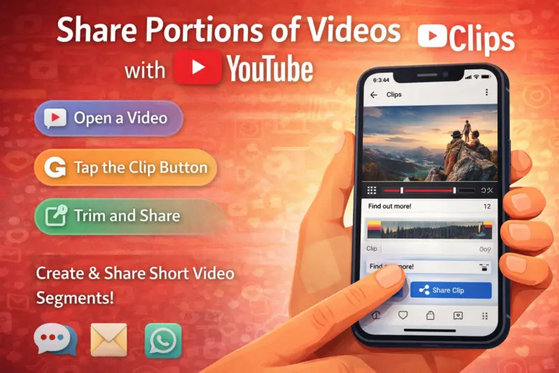 YouTube Clips Feature Explained: Share Specific Moments from Videos in Seconds