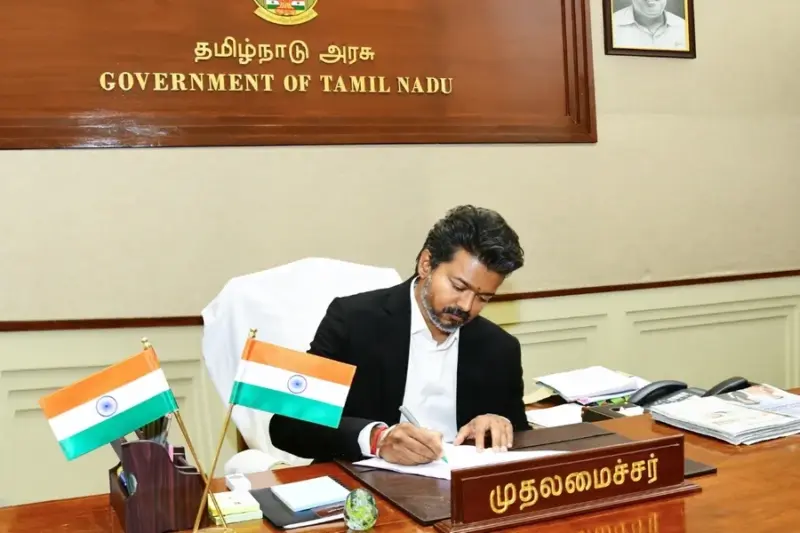 Tamil Nadu CM Vijay announces 2% DA hike for government employees and teachers