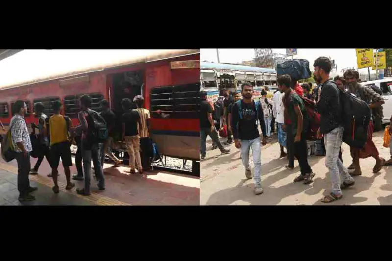Migrant workers rush back to vote: SIR exclusion fear triggers mass influx on packed trains