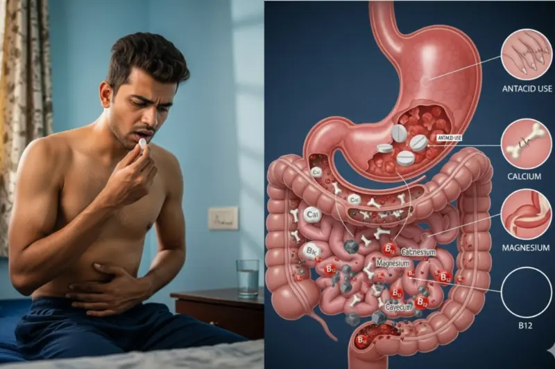 Long-Term Antacid Use For Acidity Can Cause Serious Nutrient Deficiencies, AIIMS Doctor Reveals