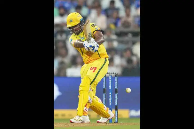 Sanju Samson ton and Akeal Hosein seal confortable 103 run win for CSK vs MI