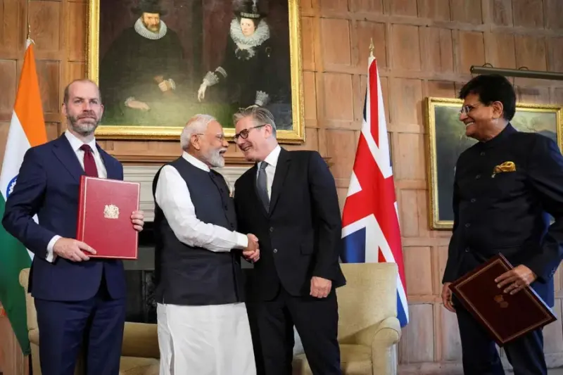 India and UK sign landmark free trade agreement worth $34 billion annually
