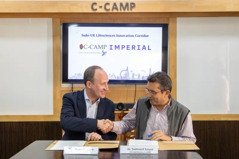 Indo-UK Life Sciences Innovation Corridor launched by C-CAMP, Imperial College London to boost research, startups