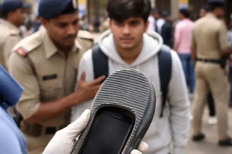 Slipper sliced open, phone hidden: JEE aspirant's cheating bid busted in Durg