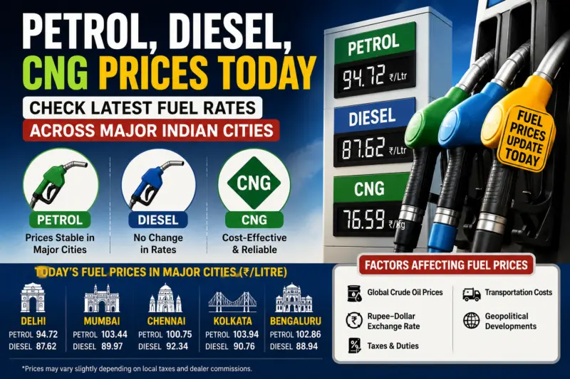 Petrol, Diesel, CNG Prices Today, June 4: Have Fuel Rates Changed In Your City? Check Latest Prices In Delhi, Mumbai, Hyderabad And More
