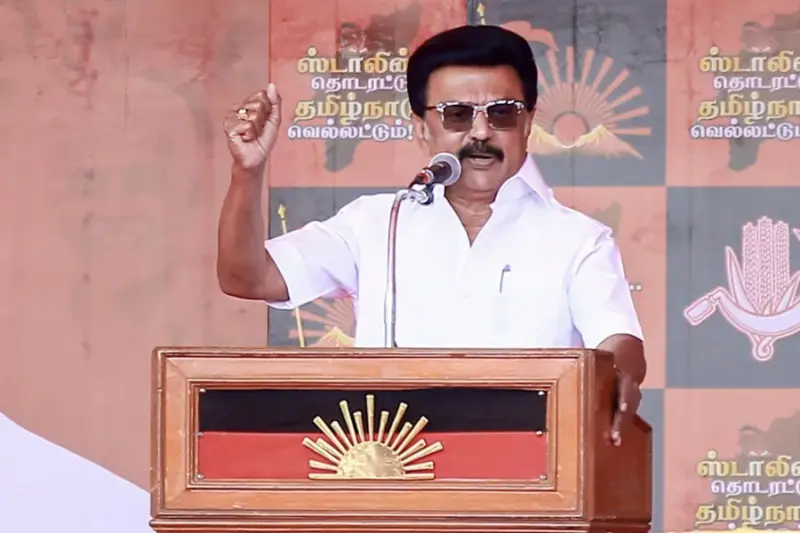 'If betrayal had a face, it is Palaniswami,' says Stalin while hailing DMK manifesto