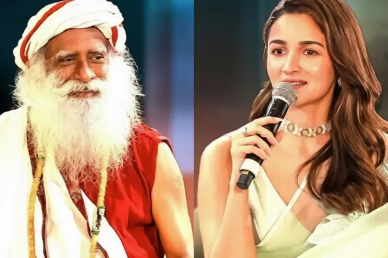 Alia Bhatt Viral Video: 'He Cooked Her.' Actress Looks On As Sadhguru Credits Her Success To Connections And Support, Gets Trolled