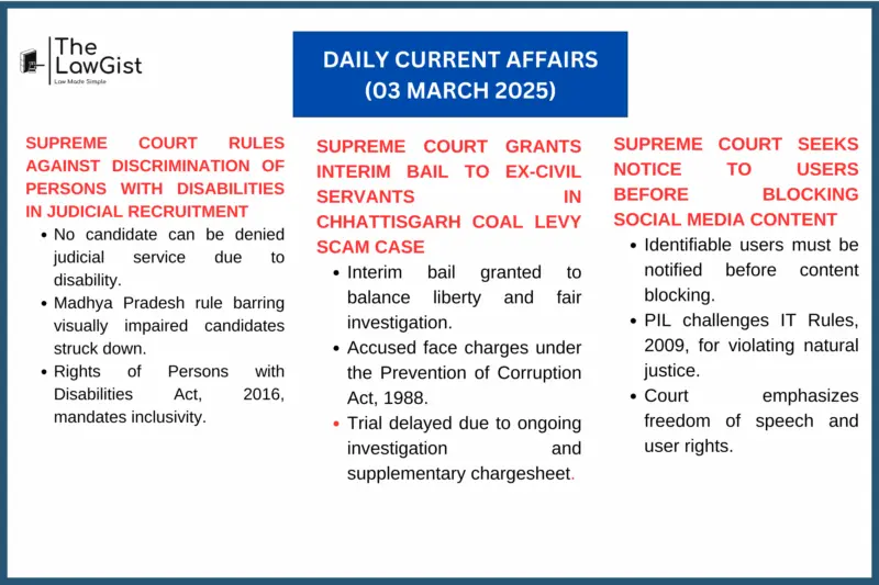 DAILY CURRENT AFFAIRS (3 MARCH 2025)