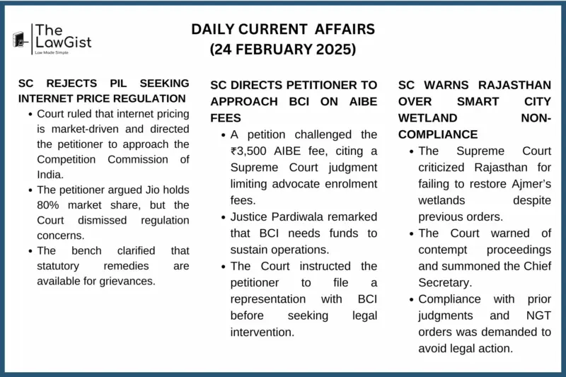 DAILY CURRENT AFFAIRS (24 FEBRUARY 2025)