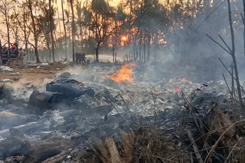 Drone footage captures massive damage in Thrissur fireworks blast