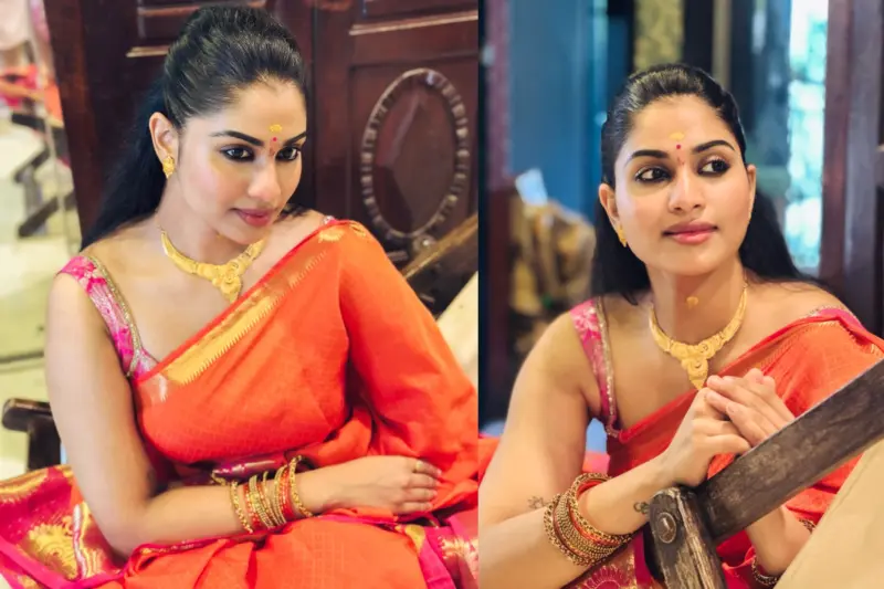 பிக் பாஸ் புகழ் ஷிவானி நாராயணன் சேலையில் அழகிய போட்டோஷூட்