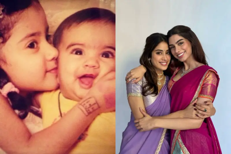 Khushi Kapoor shares never-before-seen childhood photos of Janhvi Kapoor to mark her 29th birthday