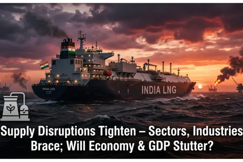 LNG Shortage: India To Feel The Pinch Hard As LNG Supply Disruption Tightens! Several Sectors, Industries To Feel Wrath, Will Economy And GDP Stutter?