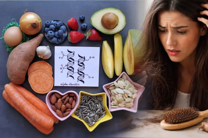 Nutrient-Rich for Strong Hair Growth: بالوں کے جھڑنے کو روکنے کے لیے سرفہرست 5 غذائیں: بالوں کی مضبوط نشوونما کے لیے غذائیت سے بھرپور