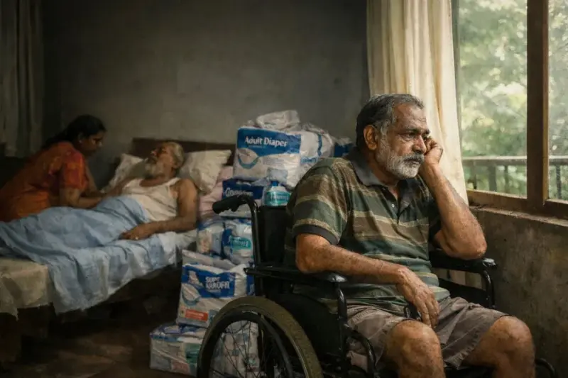 Adult diaper crisis forces several wheelchair users to stay indoors in Kerala