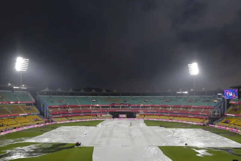 IPL 2026 Match In Guwahati Delayed As Rain Halts RR vs MI Encounter