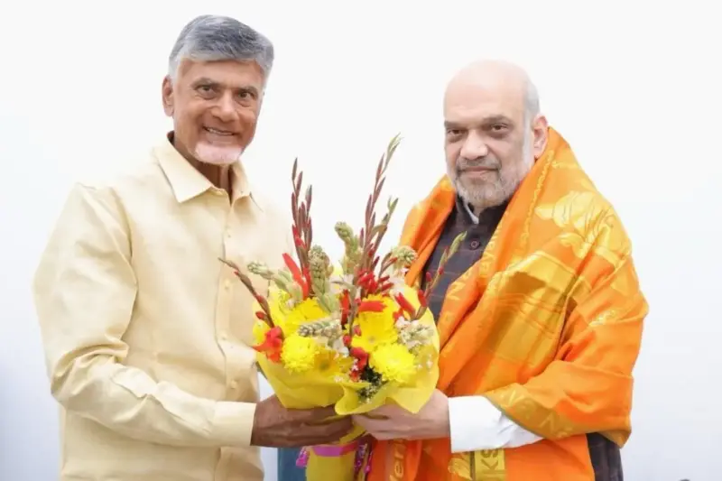 ఢిల్లీలో అమిత్ షాతో చంద్రబాబు భేటీ