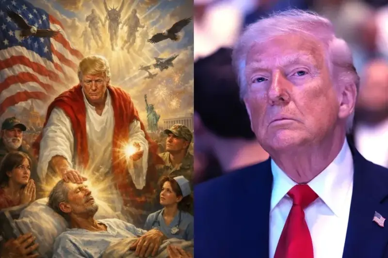 Is Trump comparing himself to Jesus after attacking the Pope? New post sparks backlash