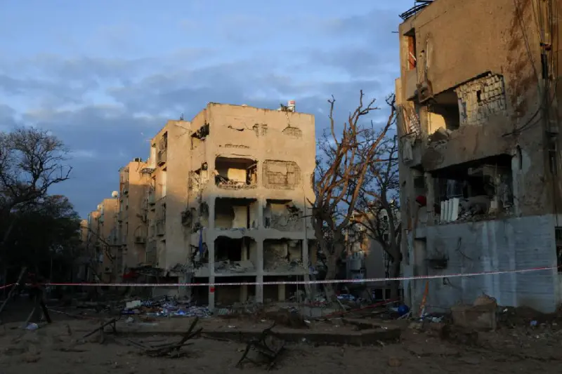 Heavy damage in Israel after Iranian missile barrages struck residential buildings in Arad