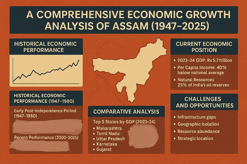 Assam's Economic Growth (1947-2025): Trends, Debt, and Future Outlook