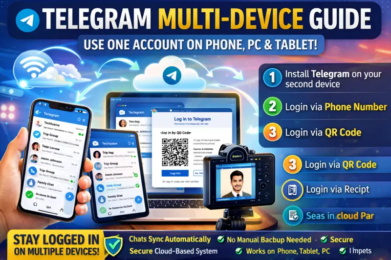 Telegram Multi-Device Guide 2026: Use One Account on Phone, PC & Tablet Easily
