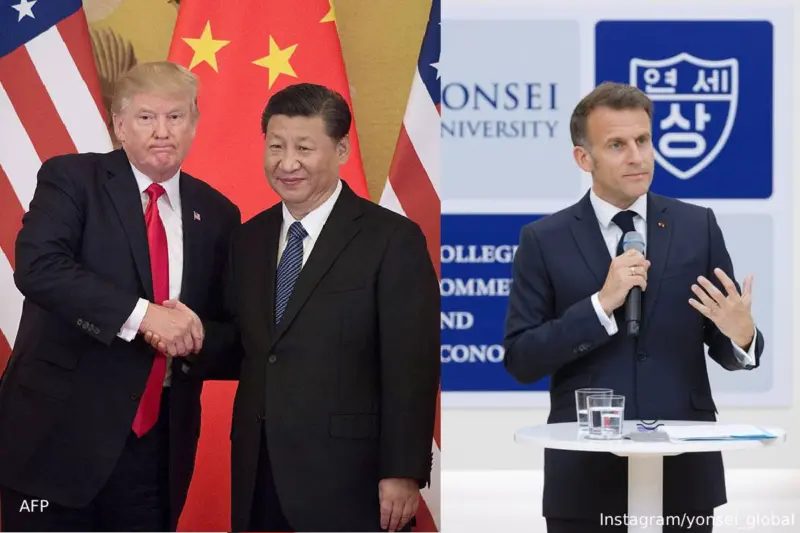 அமெரிக்கா, சீனாவிற்கு எதிராக புதிய உலக ஒழுங்கு - இந்தியாவிற்கும் மேக்ரான் அழைப்பு