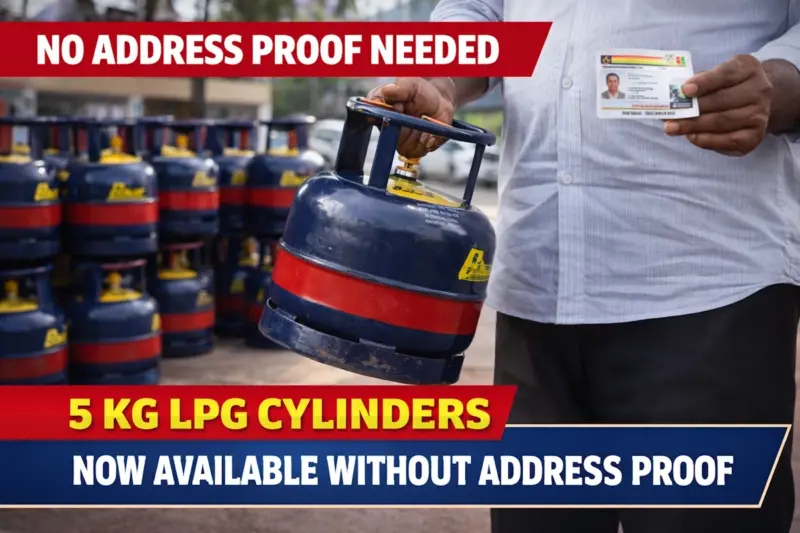 Govt Eases Access To 5 Kg LPG Cylinders Amid West Asia Supply Concerns