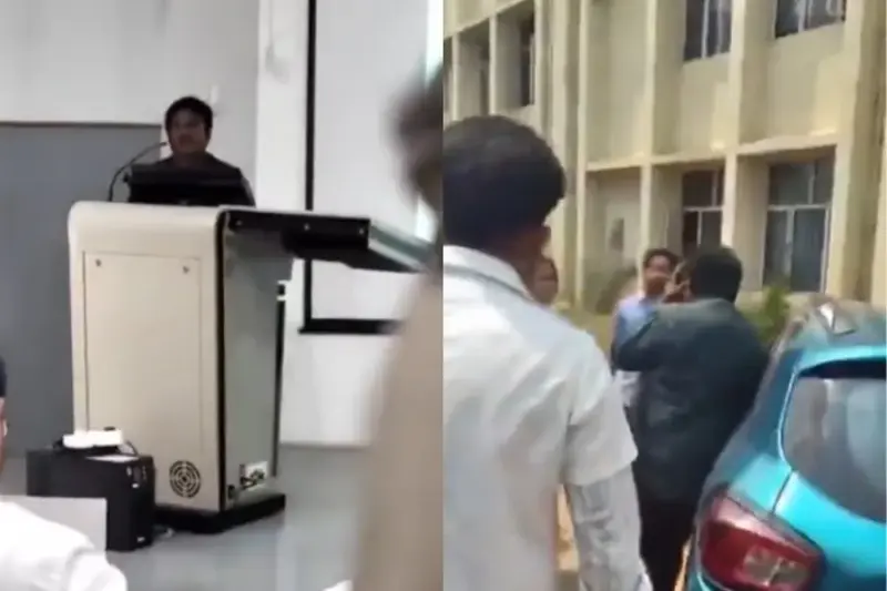 Viral video shows Bengaluru professor proposing to student, faces police case