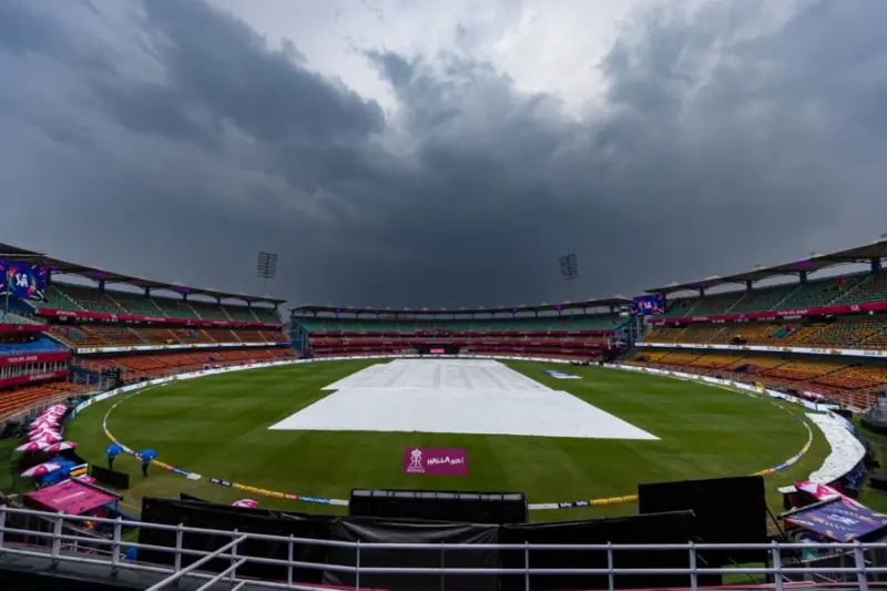IPL 2026: RR vs RCB Match Delayed Due To Rain At Barsapara Stadium