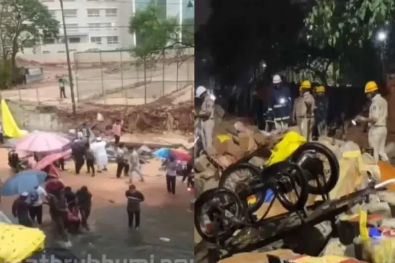Seven, including 2 Keralites, killed as hospital wall collapses amid heavy rain in Bengaluru