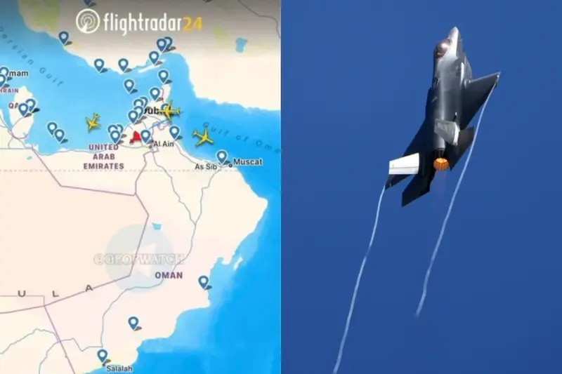 'American jet down?' US F-35 sends distress signal near Iran, then disappears