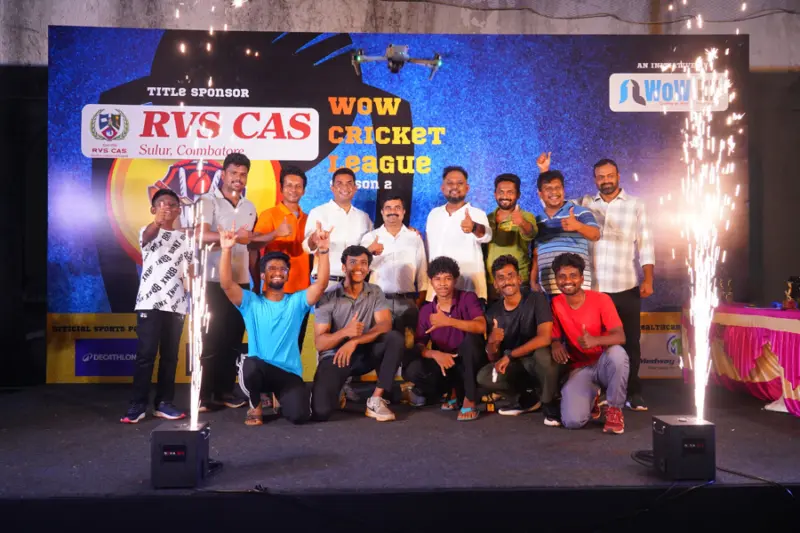 WOW Cricket League Season 2 Powered by RVS College of Arts and Science Concludes Successfully in Chennai