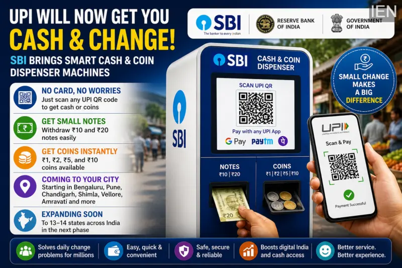 UPI-Based Cash & Coin Machines Coming Soon
