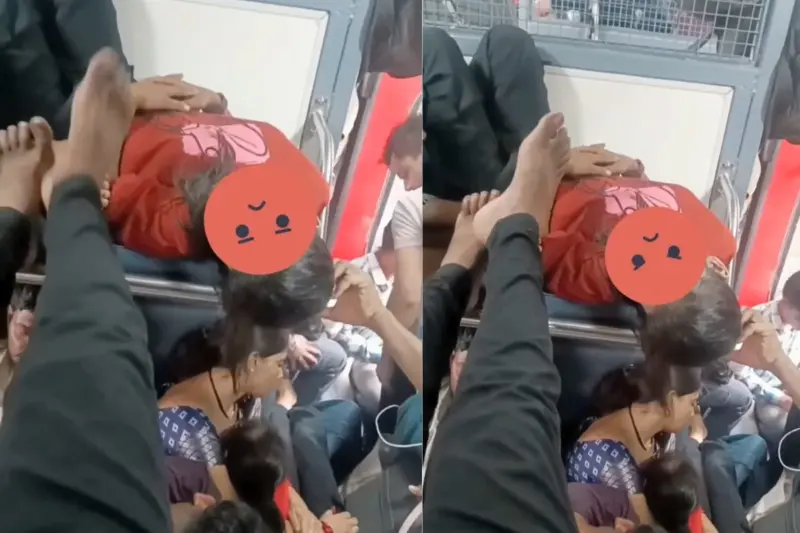 Viral Video: Disgusting! Man Indulges in Utterly Obscene, Dastardly Act in Train, Tries to Touch Girl Inappropriately Sleeping on Berth