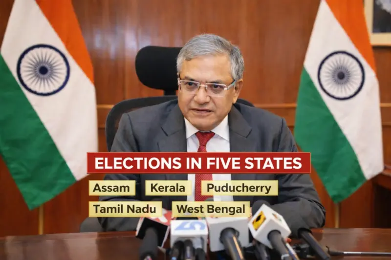 The Election Commission Sets Election Dates For Five Regions, Results To Be Declared On May 4
