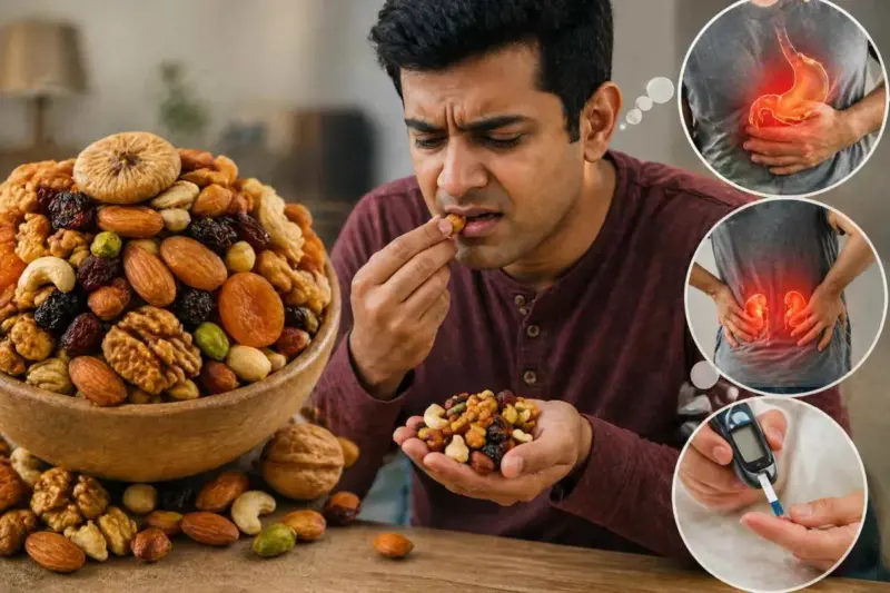 ড্রাই ফ্রুটসের গুণ অনেক, কিন্তু সাবধান! রোজ মুঠো মুঠো খেলে হিতে বিপরীত হতে পারে
