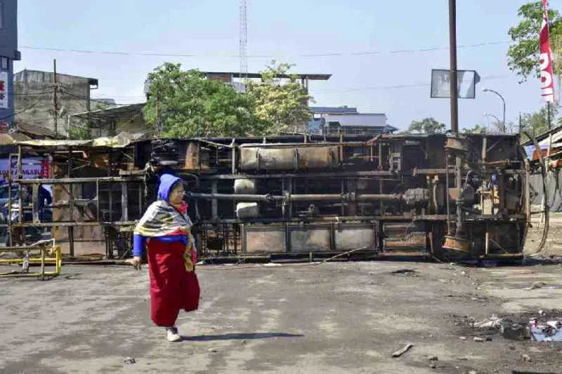 Manipur unrest: Clash between protesters and security forces in Bishnupur leaves several injured, prohibitory orders imposed
