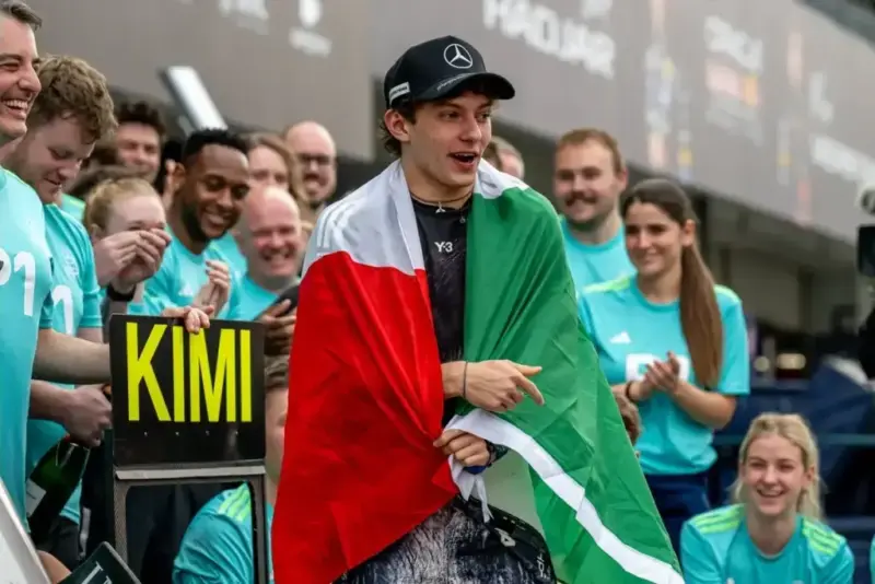 Kimi Antonelli makes F1 history at Japanese Grand Prix as Oliver Bearman endures catastrophic crash