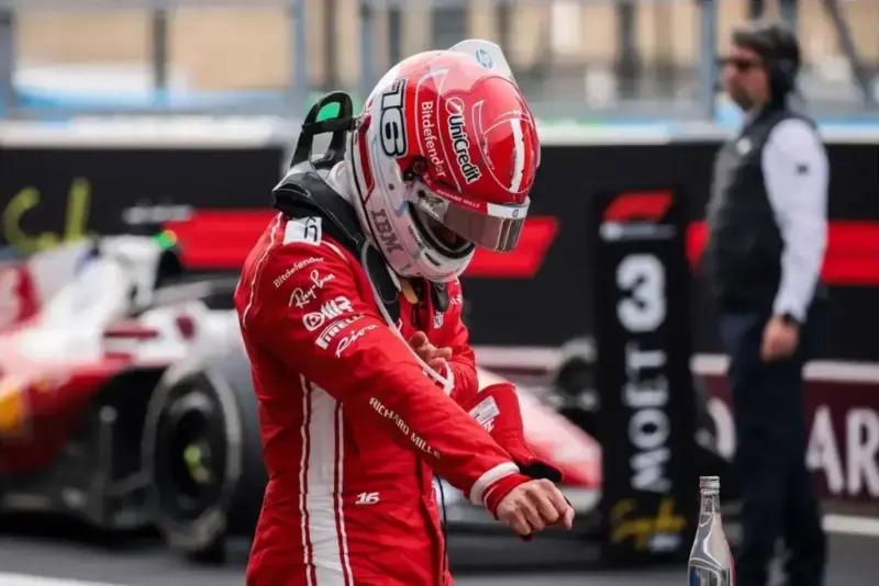 Charles Leclerc battles to secure podium at Japanese Grand Prix: an exhilarating fight with Russell