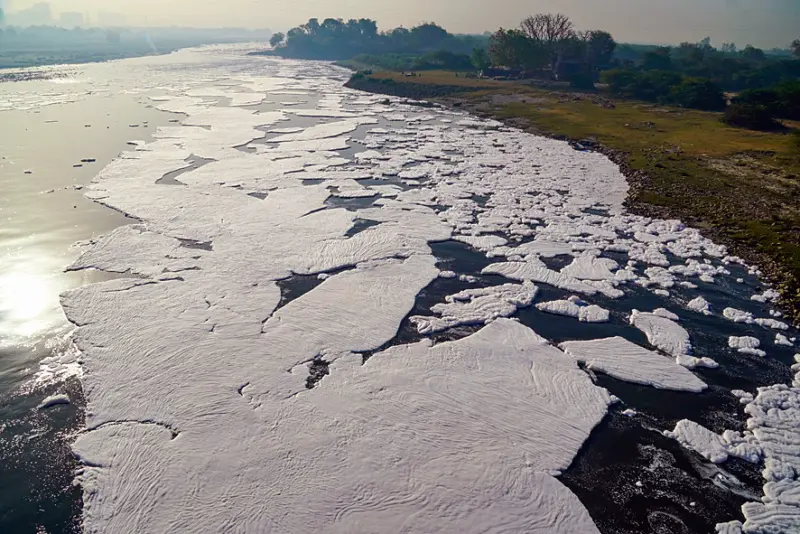 Yamuna froth linked to barrage conditions, says minister