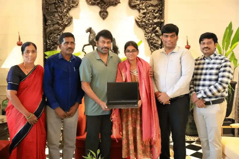 మెగాస్టార్ చిరంజీవి ఇంటికి స్టేట్ టాపర్.. సర్ప్రైజ్ చూసి షాకైన రుషి!