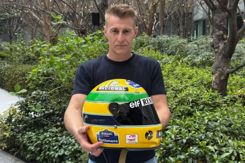 Ayrton Senna's legendary helmet sells for $1 million: a piece of motorsport history