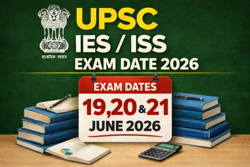 UPSC IES / ISS Exam Date 2026