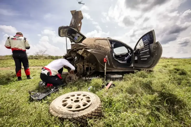 Elfyn Evans faces dramatic exit at Safari Rally Kenya: a crushing end to his retirement streak