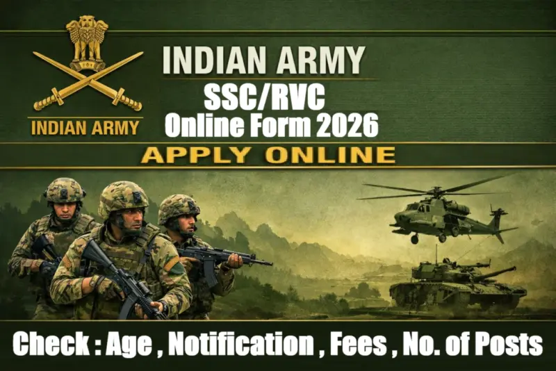 Indian Army SSC/RVC Graduate Recruitment 2026