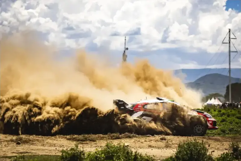 Evans' dramatic exit from Safari Rally Kenya as chaos unfolds in treacherous conditions