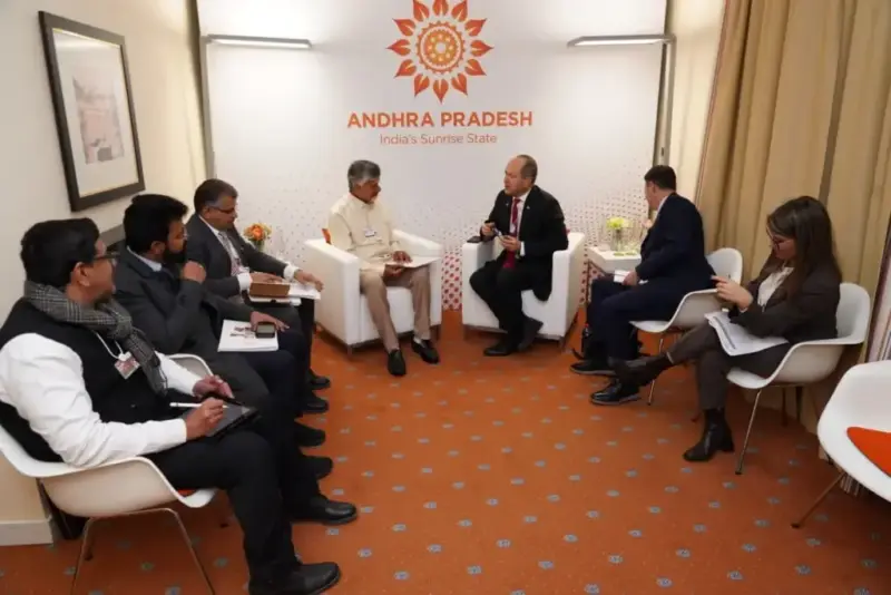 Davos: ఇజ్రాయెల్ ప్రతినిధులతో సీఎం చంద్రబాబు భేటీ