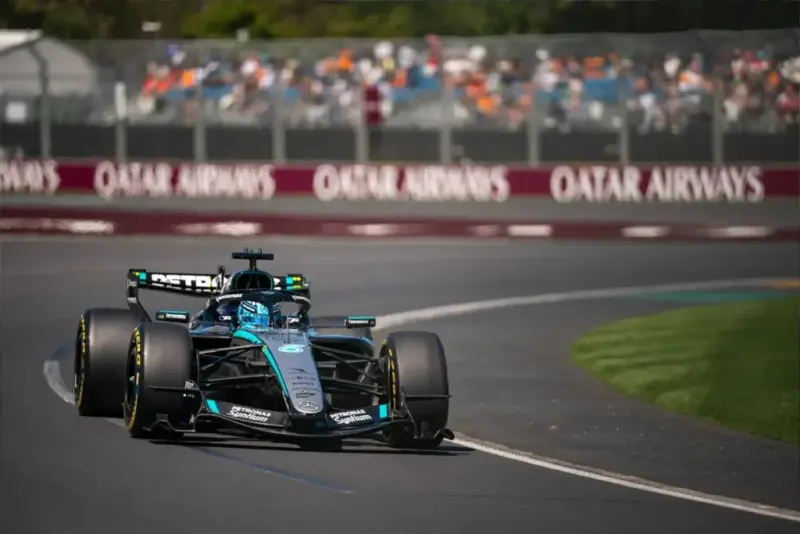 George Russell faces double trouble as Oscar Piastri dazzles at Australian Grand Prix