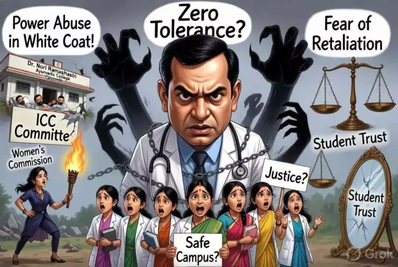 విజయవాడ ఆయుర్వేద వైద్య కళాశాలలో సంచలనంగా మారిన లైంగిక వేధింపులు