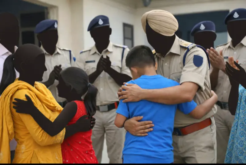 सागरः पुलिस ने मुस्कान अभियान' के तहत 3 नाबालिगों को किया दस्तयाब